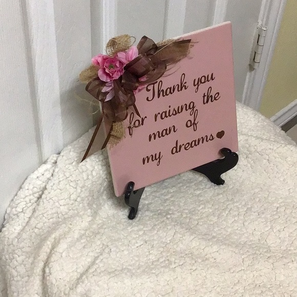 DECO TILE: Thank you for raising the man of my dreams ♥️ - Picture 3 of 6